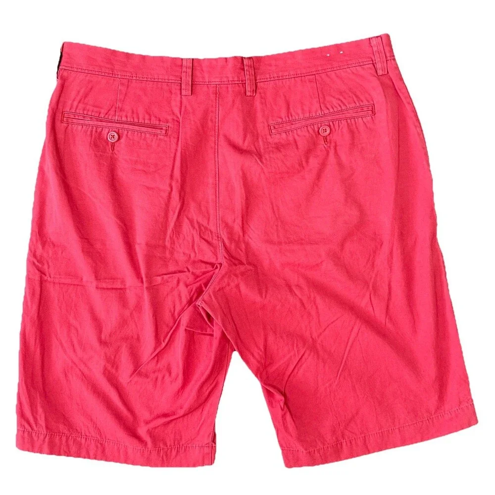 J.Crew Cotton Chino Shorts Men’s Size 35 Red 11”‎ Inseam Summer Preppy